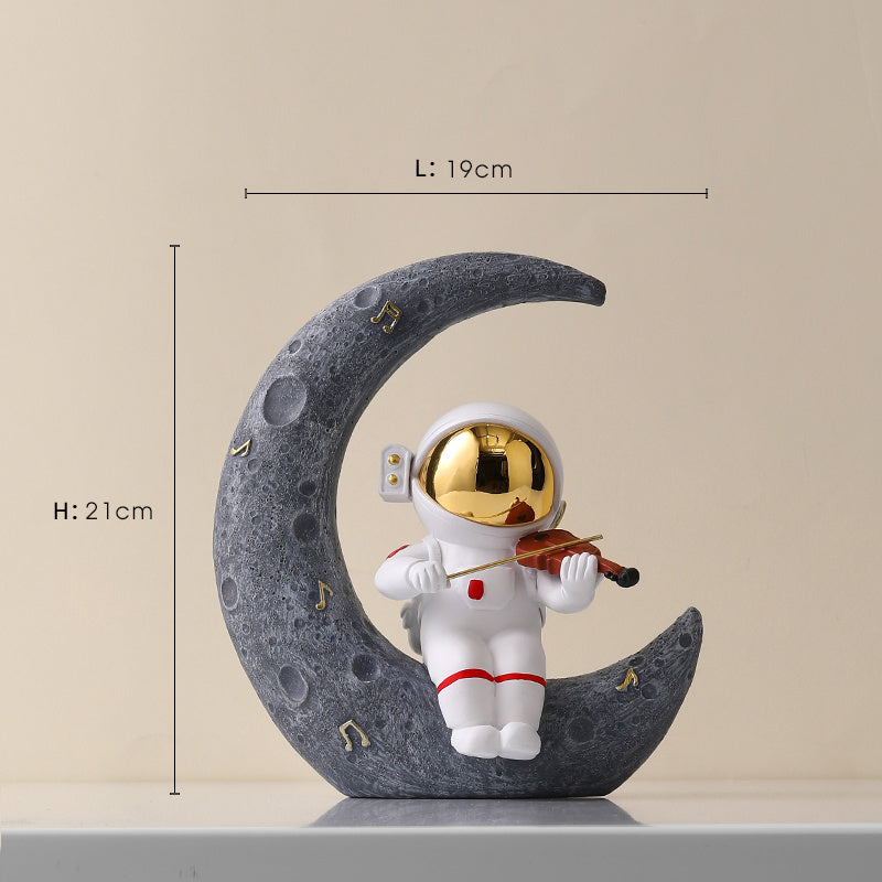 Nordic Resin Astronaut Figurines