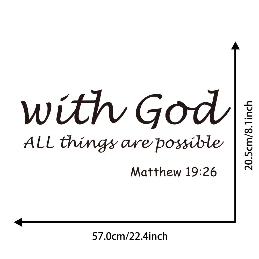 Bible Quotes Wall Sticker