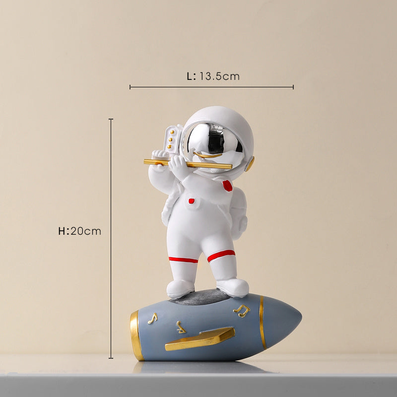 Nordic Resin Astronaut Figurines